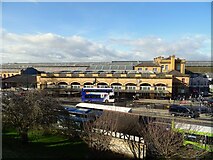 SE5951 : York Railway Station from the City Walls by JThomas