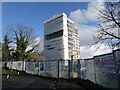 Demolition of the former tax office in Llanishen