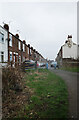 Foss Islands Cycle Path entering Ashville Street, York