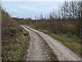 Track around old landfill site