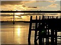 Trinity Wharf Pier at sunset