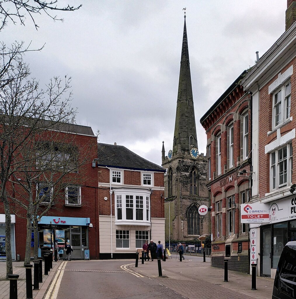 Hinckley parish church viewed from the... © A J Paxton :: Geograph ...