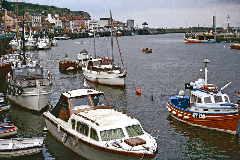 Whitby Harbour in North Yorkshire © Roger D Kidd :: Geograph Britain ...