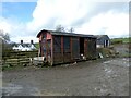 Old railway wagon shed at Pwllan farm