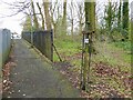 Path by the former Booth Hall estate