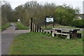 Picnic area beside the Trans Pennine Trail