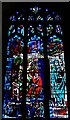 Wellingborough, All Hallows Church: Stained glass window by Jean Barillet, 1962