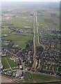 Wold Grift Drain, Trusthorpe: aerial 2024 (1)