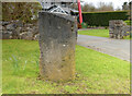 Old Milestone by Cilcain Road, Pantymwyn, Gwernaffield parish