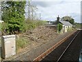 SH5071 : From a Chester-Holyhead train - a Railway Cottage by Nigel Thompson