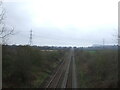 Railway towards Manchester, Morley Bridge