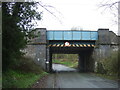 Railway bridge over Gorstage Lane