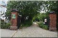 Entrance to Kersal Wetlands