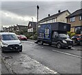 BJD Relocation Services vehicle, Golf Road, New Inn, Torfaen