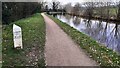 SD9948 : Looking north along the Leeds & Liverpool Canal at 27¼ miles from Leeds by Roger Templeman