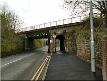 SE2832 : Copley Hill railway bridges (1) by Stephen Craven