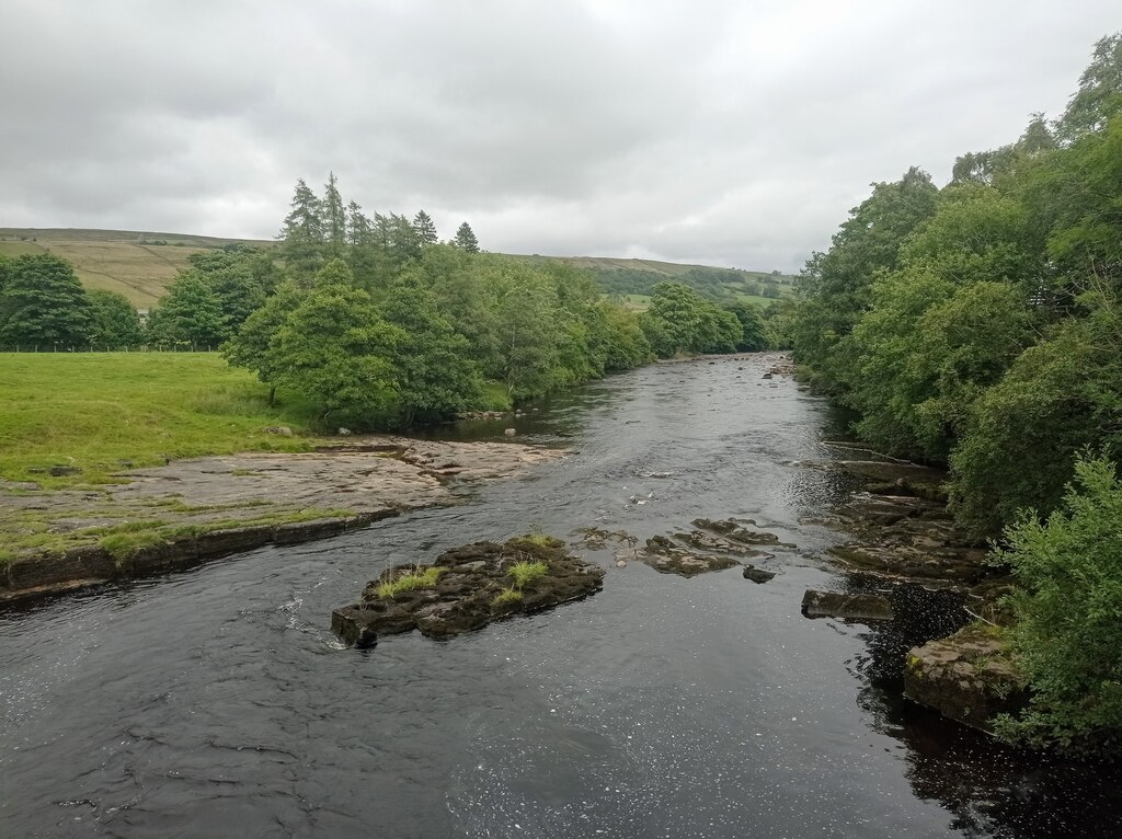 River Tees from Scoberry Bridge © Dani :: Geograph Britain and Ireland