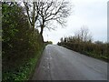 Cross Lane approaching bridge over the Shrophire Union Canal