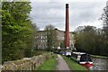 Towpath view towards Clarence Mill