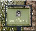 Sign for the Bulls Head public house, Davenham