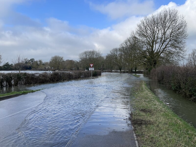 River Cam in flood © Mr Ignavy :: Geograph Britain and Ireland