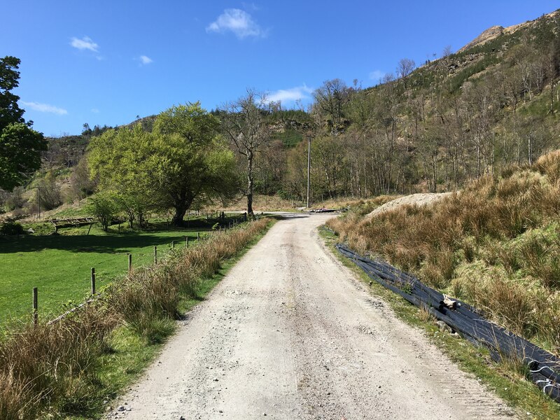 Gravel road near Ardgour House © Steven Brown :: Geograph Britain and ...