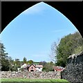 Cleeve Abbey: Looking north from the gatehouse