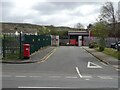 Road to Royal Mail Sorting Office off Maesdu Road, Llandudno