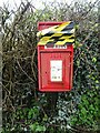 Out of service Elizabeth II postbox on Calveley Hall Lane