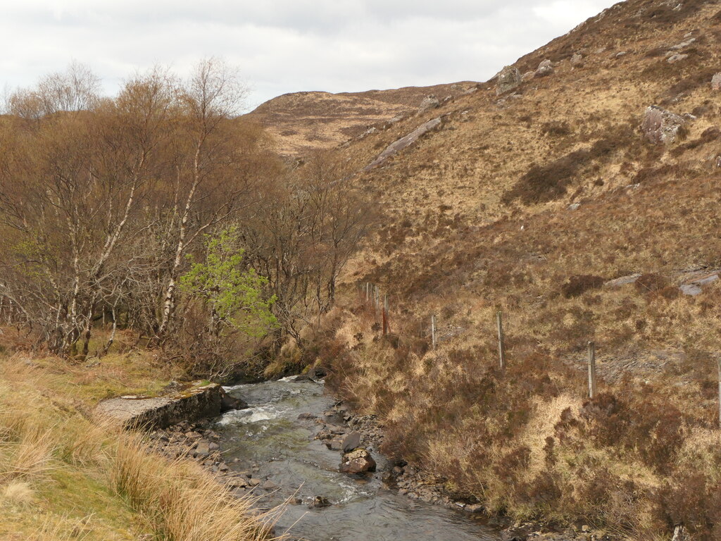 Gillean Burn © Richard Webb :: Geograph Britain and Ireland