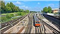 Tube approaching Acton Town