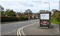 Bus stop and shelter on Limekiln Lane