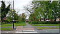 Road crossing and pathway in Perton, Staffordshre