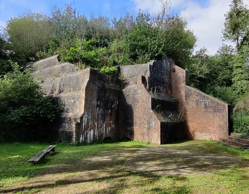 Retaining wall at the former Stirchley... © Mat Fascione :: Geograph ...