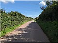 The minor road near Hill Farm