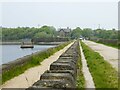 The permissive walk by Blackmoorfoot Reservoir