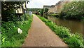 View SE along Leeds & Liverpool Canal towards Bridge 214A