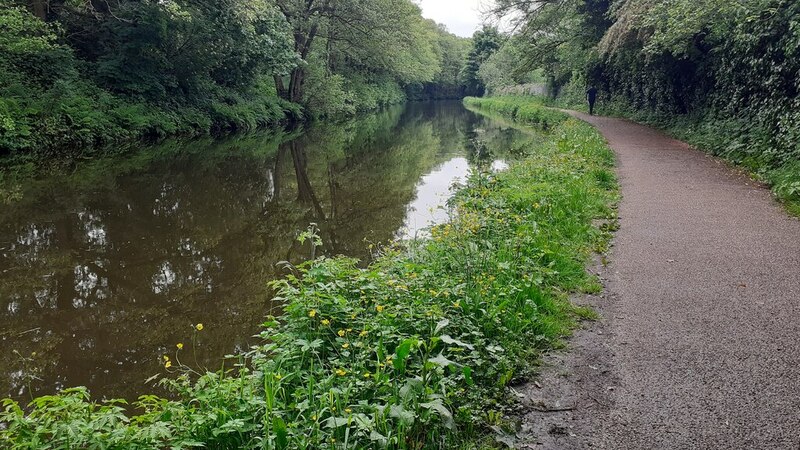 View north along Leeds& Liverpool Canal... © Roger Templeman ...