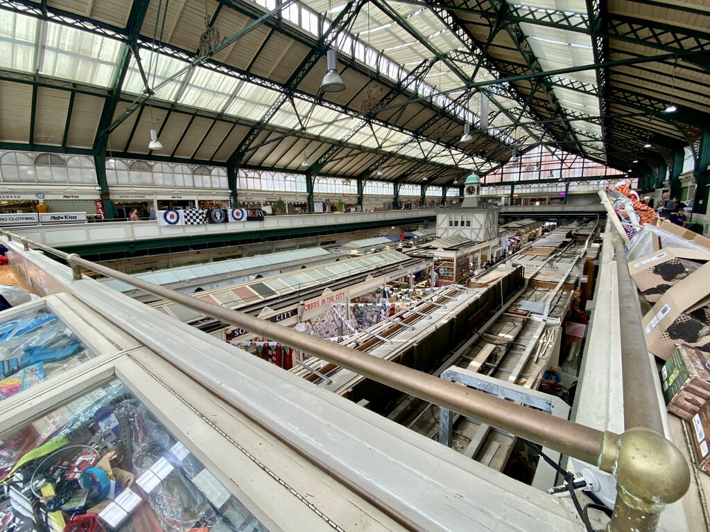 Interior of Cardiff Market © Alan Hughes :: Geograph Britain and Ireland