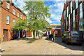 Lichfield, Entrance to Three Spires Shopping Area