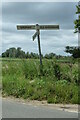 Signpost on Hargham Road