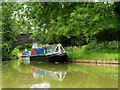 Narrowboat at Debdale Wharf Bridge No 65