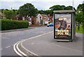 Bus stop and shelter on Limekiln Lane