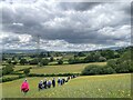 Walkers on the trail