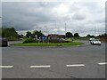 Roundabout on the B5358 / A555  junction