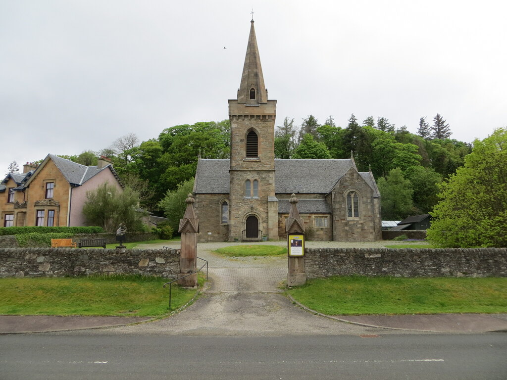 The church of St Columba, Strone © Peter Wood :: Geograph Britain and ...