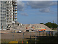 Demolition of the former tax office in Llanishen