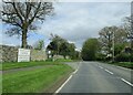 Access  to  Constable  Burton  Hall  caravan  site  from  A684