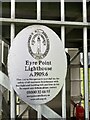 Eyre Point Lighthouse Plaque A3909.6