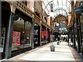 In the shopping arcades of Leeds